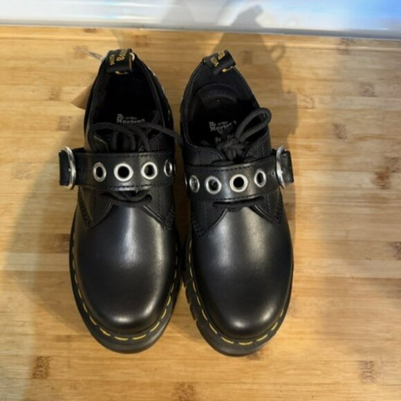 Audrick Hardware Leather Platform Oxford Shoes in Black - RARE - Picture 14 of 16